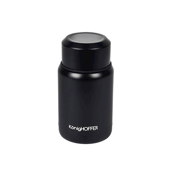 Termos ALPHA obiadowy nierdzewny 500ml czarny KonigHOFFER
