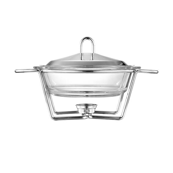 NACZYNIE METEOR żaroodporne na podgrzewaczu z pokrywą metalową 2,0L 22,5x24x18cm 0203011144 ALTOM