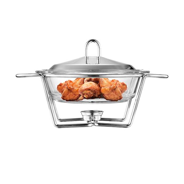 NACZYNIE METEOR żaroodporne na podgrzewaczu z pokrywą metalową 2,0L 22,5x24x18cm 0203011144 ALTOM
