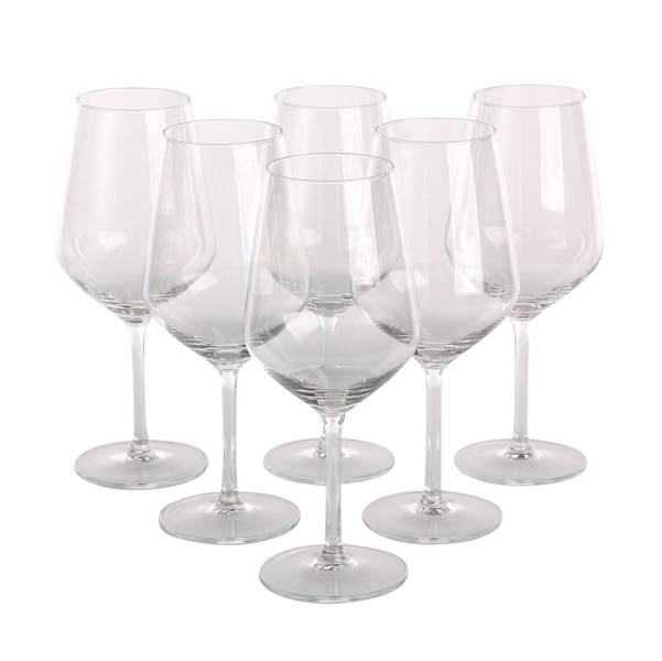 AM.RUBIN KPL. 6 KIELISZKÓW WINO 530ml CZERWONE