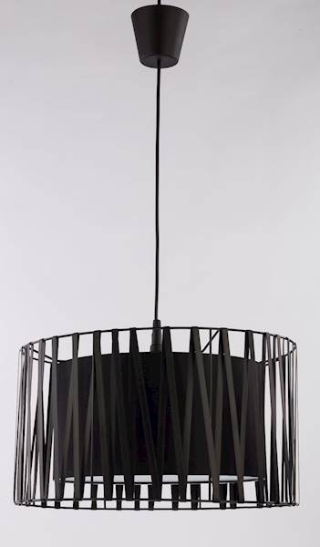 TK.1654 OPR. HARMONY BLACK WISZĄCA 1XE-27 CZARNA