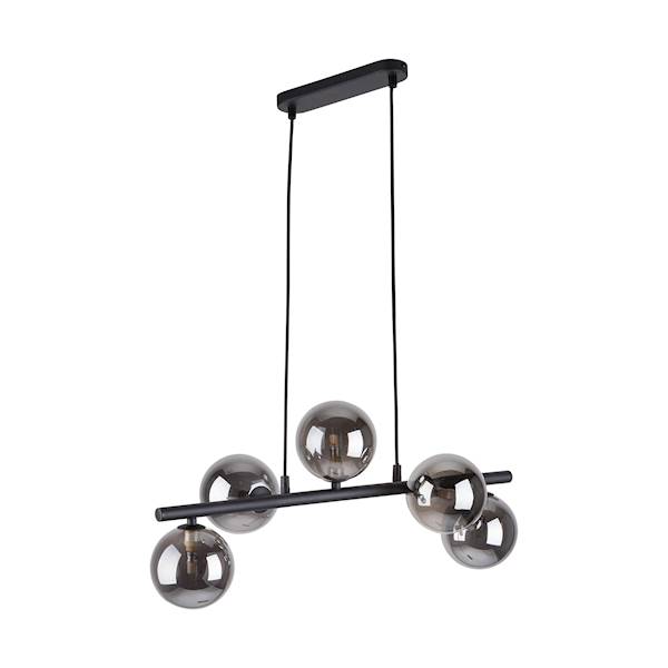TK.6707 OPR. ESTERA BLACK WISZ. 5xG9 KULKI GRAFIT
