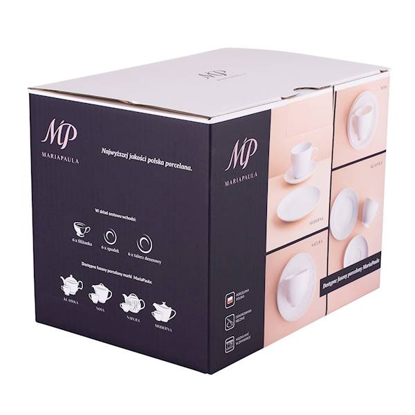 MARIAPAULA MODERNA GOLD zestaw kawowy 6 osób 18 elementów 01010011068 ALTOM