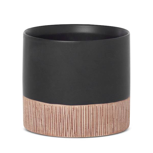 OSŁONA DONICZKI MILI/3/DONI/02 13x13x11 CZARNO/BRĄZOWA 410524 EUROFIRANY