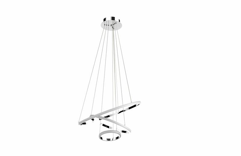 KR.OP.OŚ.RING KR440-3L LED 100W 3000-6000K CHROM