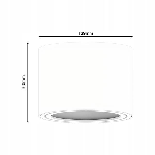 SMART DOWNLIGHT TUBA SM-140W AR-111 OKRĄGŁA BIAŁA