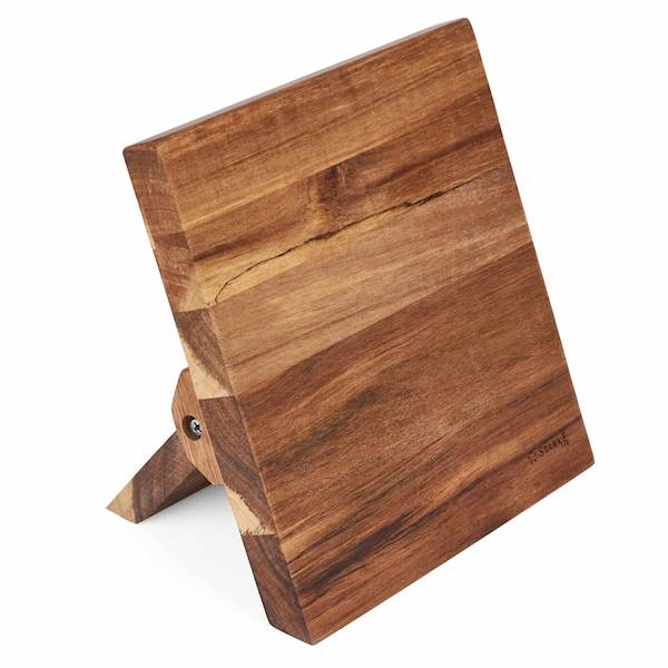 TA.STARKE BLOK MAGNET. NA NODZE 20X20X2CM AKACJOWY