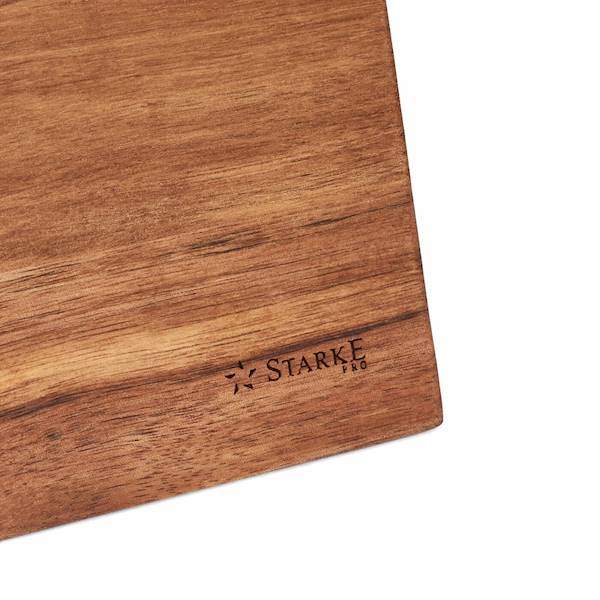 TA.STARKE BLOK MAGNET. NA NODZE 20X20X2CM AKACJOWY