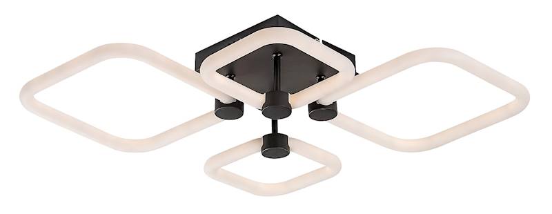 SOTIRIS LAMPA SUFITOWA CZARNA Z PILOTEM LED 47W 71006 RABALUX