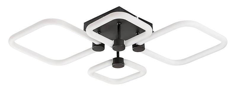 SOTIRIS LAMPA SUFITOWA CZARNA Z PILOTEM LED 47W 71006 RABALUX