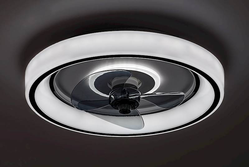 LAMPA Z WIATRAKIEM - WENTYLATOREM SUFITOWYM HORACIO LED 67W 71009 RABALUX