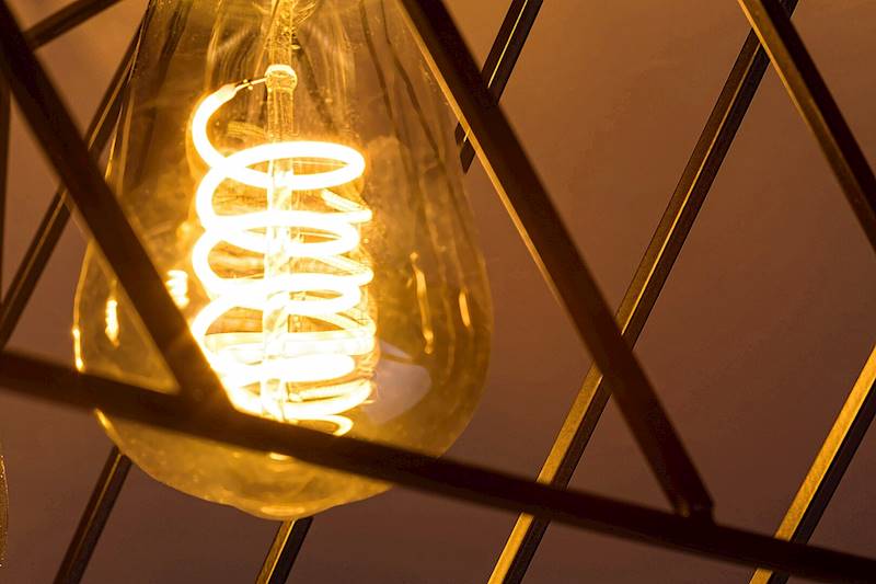 BOROO LAMPA SUFITOWA CZARNA KLATKA 4xE27 71027 RABALUX