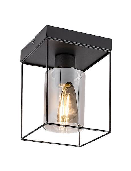 CHADWICK LAMPA SUFITOWA CZARNA KLATKA 1xE27 71031 RABALUX