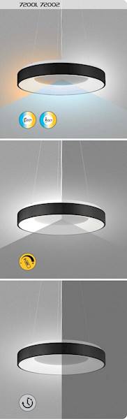 CEILO LAMPA WISZĄCA Z PILOTEM LED 38W 48cm 3000-6500K 72001 RABALUX