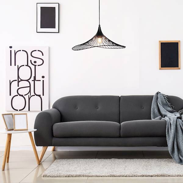 SOMBRERO LAMPA WISZĄCA CZARNA 1xE27  50cm