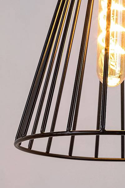 LEANDROS LAMPA WISZĄCA CZARNA 1xE27 140cm 72005 RABALUX