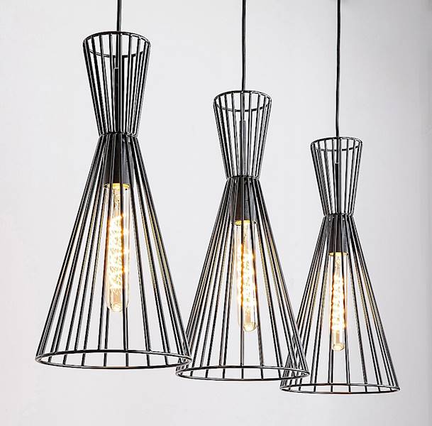 LEANDROS LAMPA WISZĄCA CZARNA 3xE27 150cm 72006 RABALUX