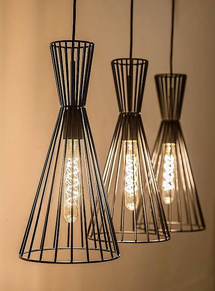 LEANDROS LAMPA WISZĄCA CZARNA 3xE27 150cm 72006 RABALUX