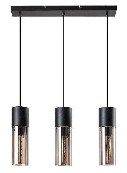 Lampa wisząca RONNO z kloszami 3xE27 czarna 72053 RABALUX