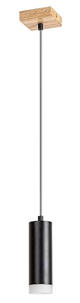 TORAS LAMPA WISZĄCA CZARNA 1xGU10