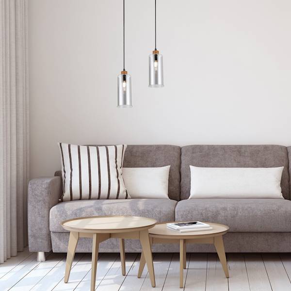 TANNO LAMPA WISZĄCA GRAFIT/IMITACJA DREWNA 1xE27 72141 RABALUX