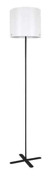 IZANDER LAMPA PODŁOGOWA CZARNA/BIAŁA 1xE27 149cm 74011 RABALUX