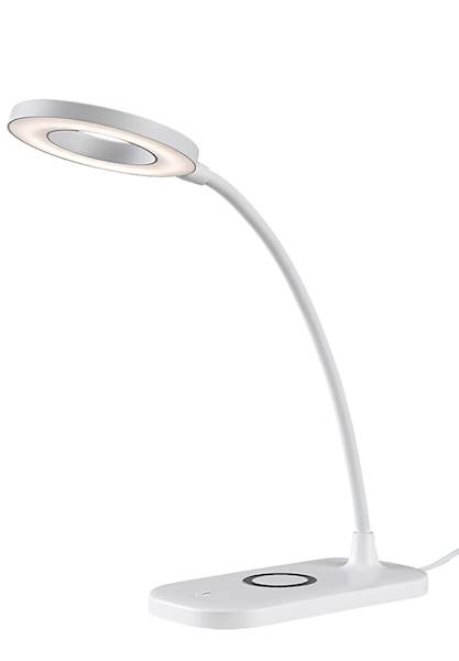 HARDIN LAMPKA BIURKOWA BIAŁA LED5W 29cm  74014 RABALUX