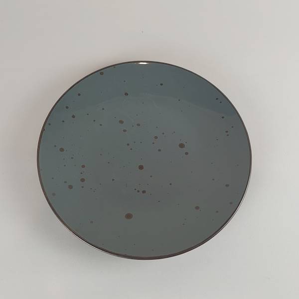 TALERZ DESEROWY 22CM ALUMINA COTTAGE GRAPHITE BOGUCICE
