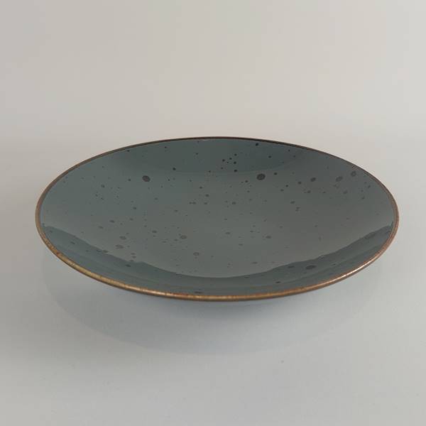 TALERZ GŁĘBOKI 22CM ALUMINA COTTAGE GRAPHITE BOGUCICE