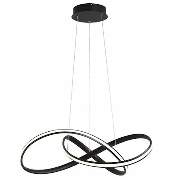 LAMPA WISZĄCA WSTĘGA LED 4000K CZARNA 6249 5180 SMART