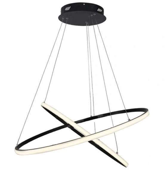 LAMPA WISZĄCA LED 49W 4000K CZARNA 6778 2140 SMART