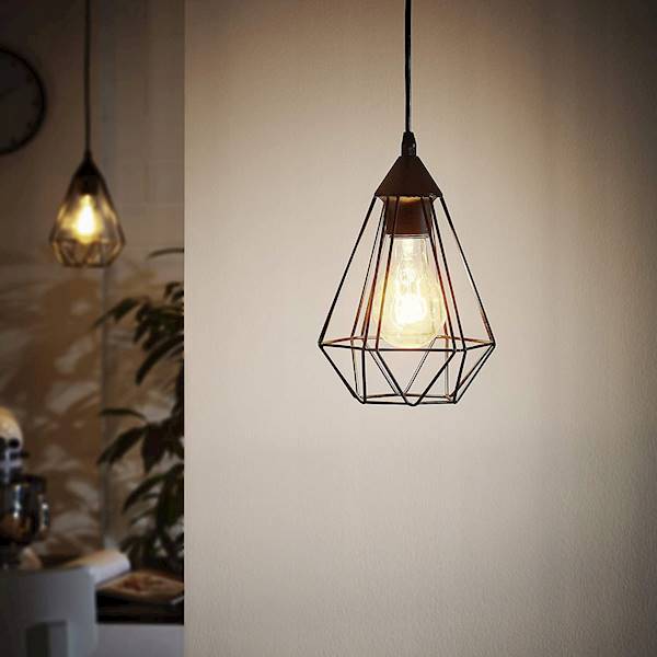 SMART LAMPA WISZ.DIAMENT 6763 Y309 BK 1xE27 CZARNA