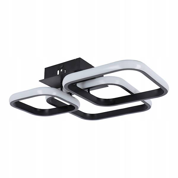 SMART PLAFON LED ZL5902/3 SQ 38W 4000K 6869 CZARNY