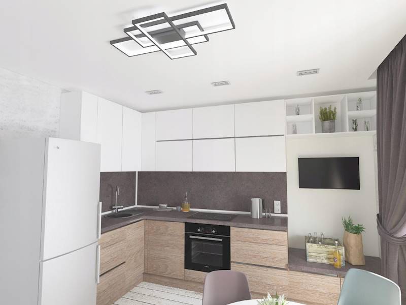 SMART PALFON LED 6658 LD5010 BK 4000K 90W CZARNY