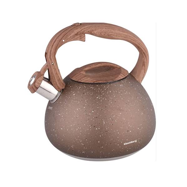 KLAUSBERG CZAJNIK 2,8L KB7510 BRĄZ+DREWNO