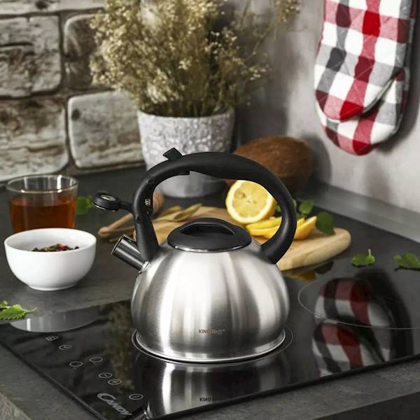 KINGHOFF CZAJNIK 1,2L ZAPARZACZ+SITKO KH1633 INOX