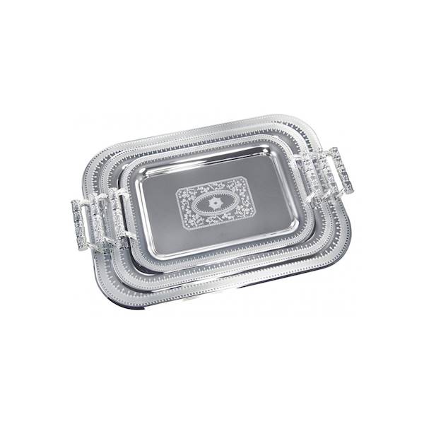 KINGHOFF TACA STALOWA DUŻA KH4744