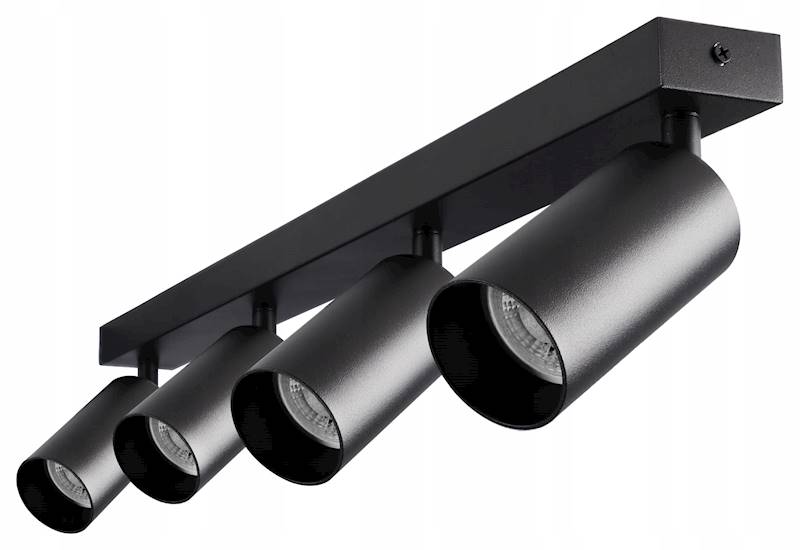 SMART LAMPA SPOT 4XGU10 LISTWA SM-124B 1663 CZARNA