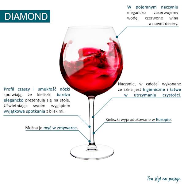 DIAMOND 6 kieliszków 720ml 0103006629 ALTOM