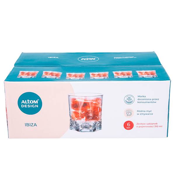IBIZA komplet 6 szklanek 310ml ALTOM