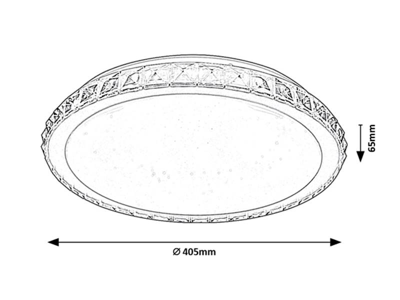 RAB.2420 CRESSIDA PLAFON 34W 1720lm 4000K
