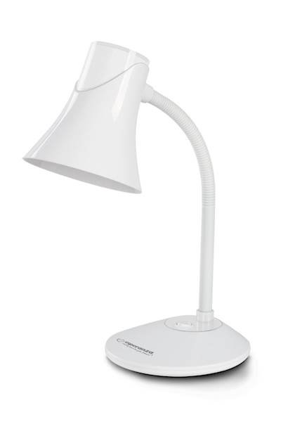 ESPERANZA LAMPKA BIUR.POLARIS E27 ELD111W BIAŁA