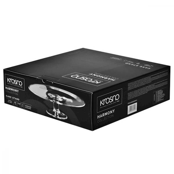 KROSNO HARMONY PATERA TORTOWNICA NA NÓŻCE 32CM
