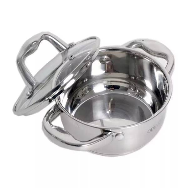 Garnek VELIO stal 14x7cm 1,2L OD1349 ODELO