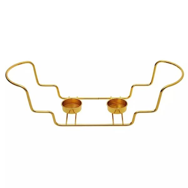 GISELLA ceramiczne naczynie prostokątne na podgrzewaczu 35x22x16cm HD12436 Home Delux
