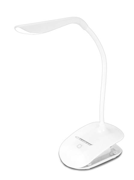 ESPERANZA LAMPKA BIUR.DENEM LED KLIPS ELD104W BIA.
