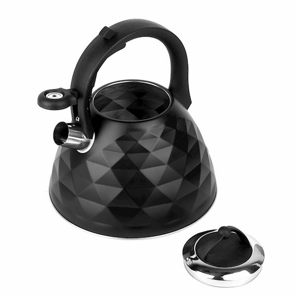 TA.CZAJNIK CRYSTAL 3L INDUKCJA CZARNY MATOWY