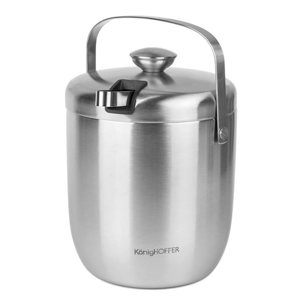 TA.KONIG.WIADERKO DO LODU ORIS INOX 2,8L+SZCZYPCE