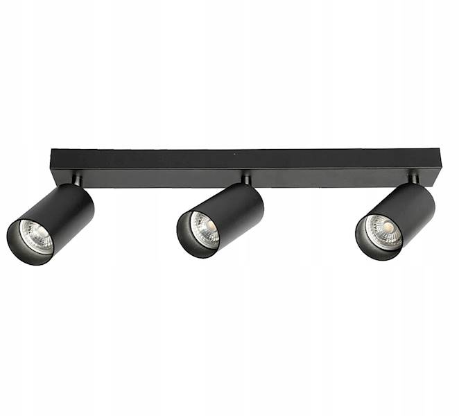 SMART LAMPA SPOT 3XGU10 LISTWA SM-123B 1625 CZARNA