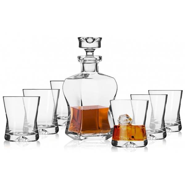 KROSNO SIGNATURE KARAFKA 500ml+6 SZKLANEK 290ml